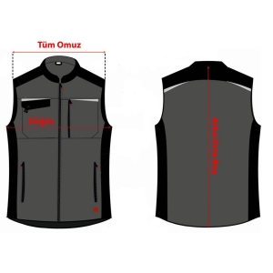 Softshell Reflektörlü Yelek